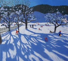 The Orchard in Winter, Morzine,
